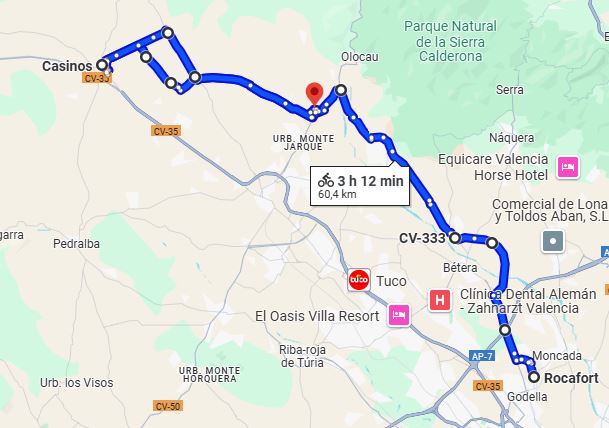 MAPA RUTA CASINOS