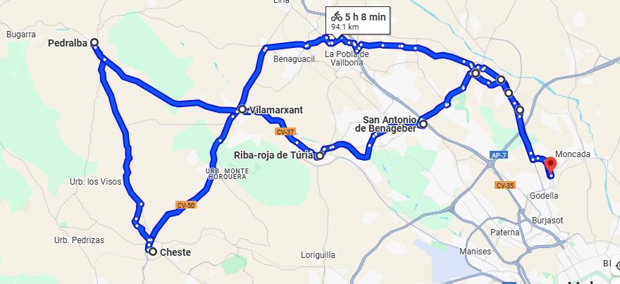 MAPA DE LA RUTA