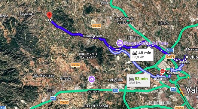MAPA PEDRALBA