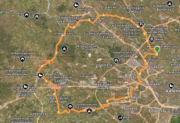 MAPA RUTA CALICANTO CHESTE